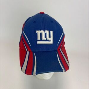 Reebok New York Giants Hat Youth Kids Blue NFL Equipment Embroidered Cap VTG